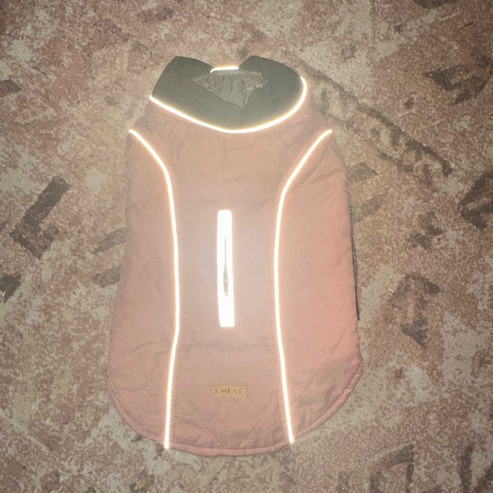 Pink Reflective Dog Coat
